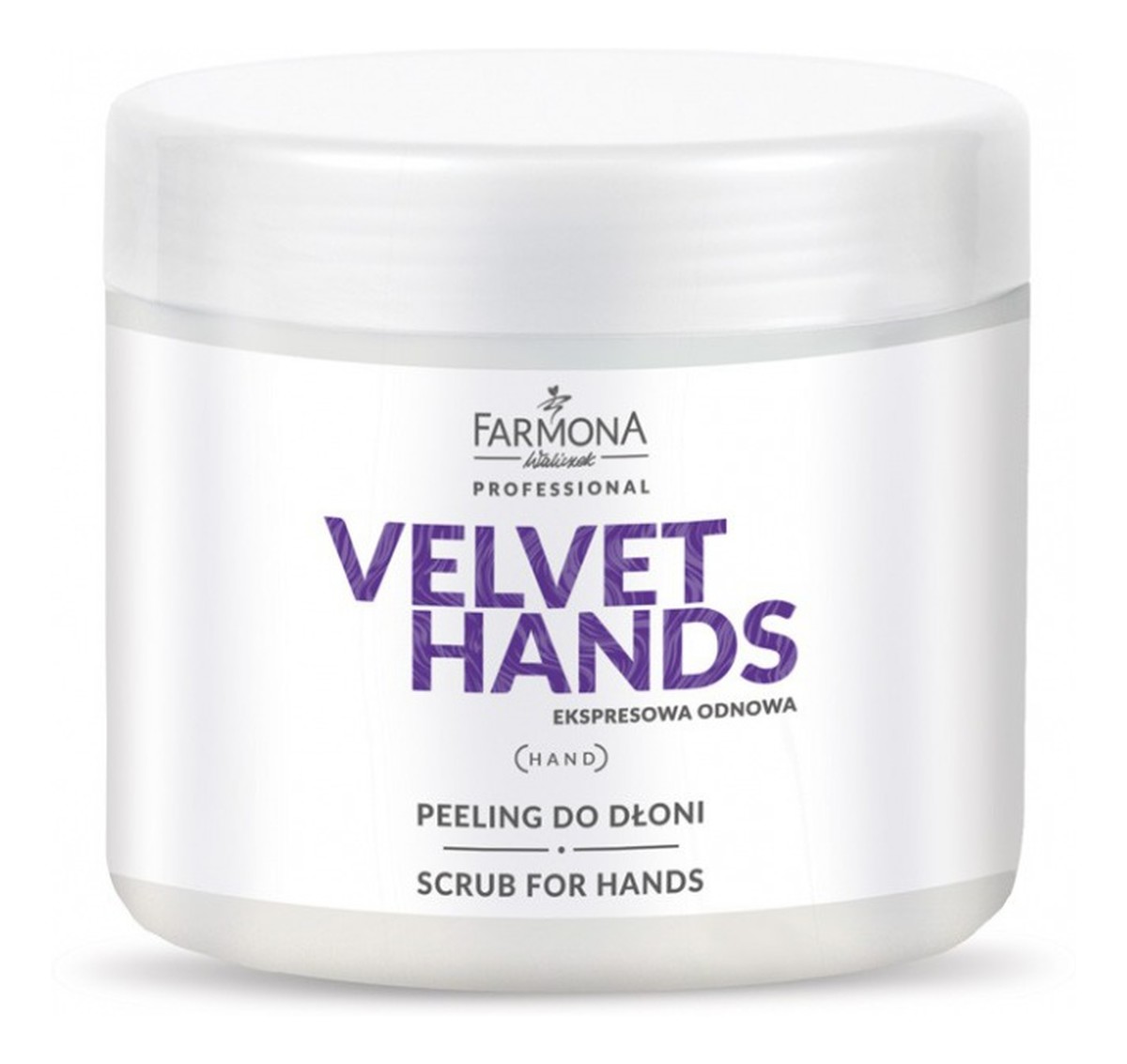 Velvet peeling do dłoni