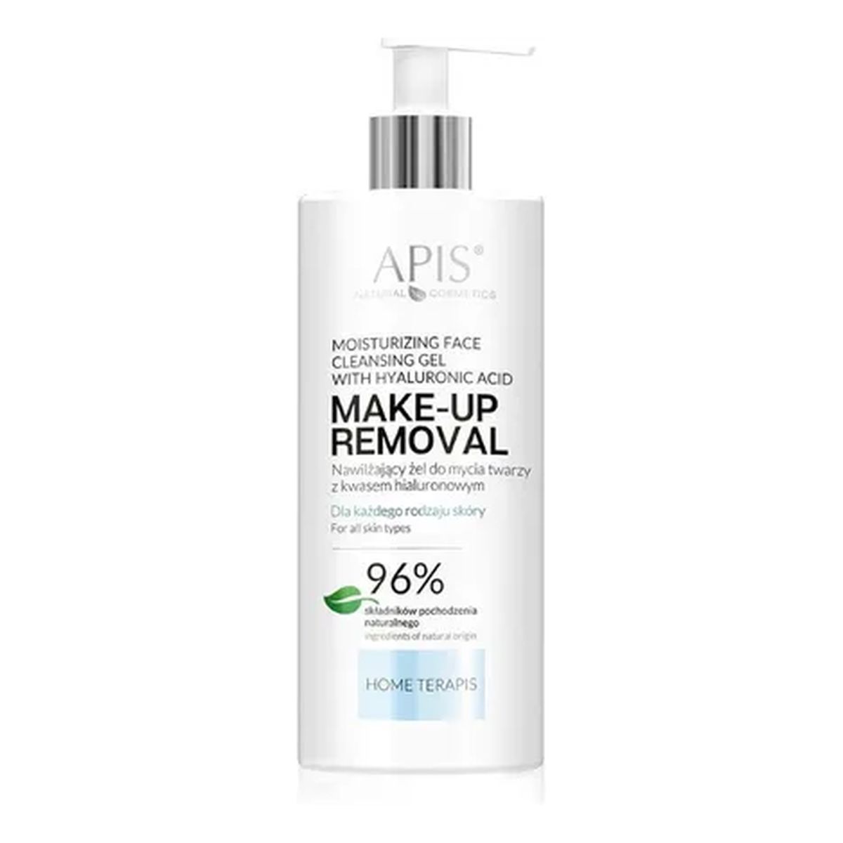 Apis Make-Up Removal Nawilżający żel do mycia twarzy z kwasem hialuronowym 300ml