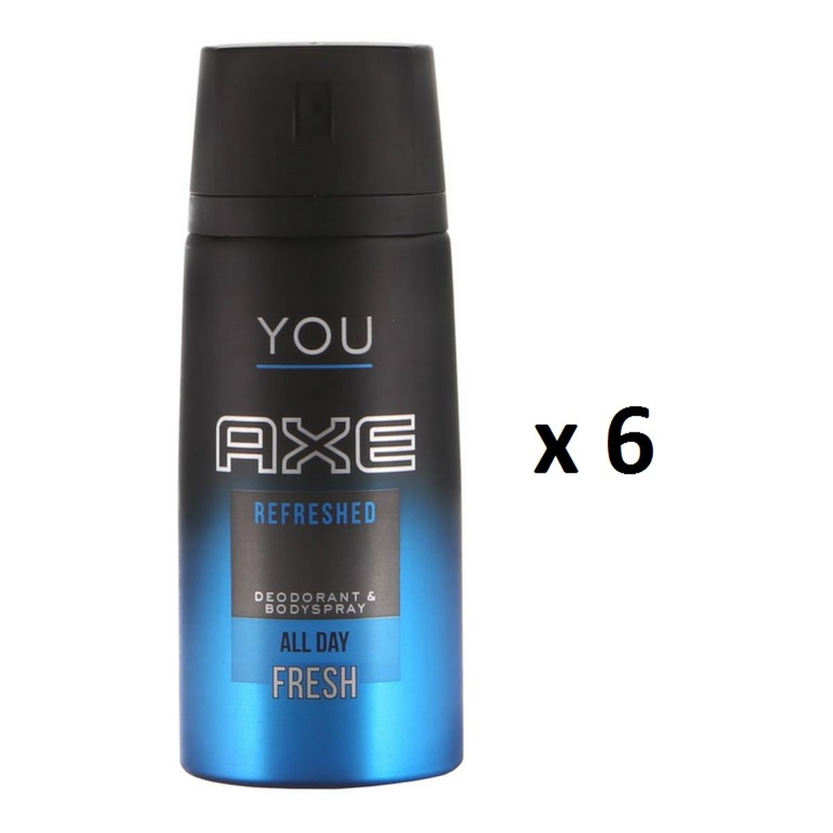 Axe You refreshed antyperspirant dla mężczyzn spray 6x 150ml