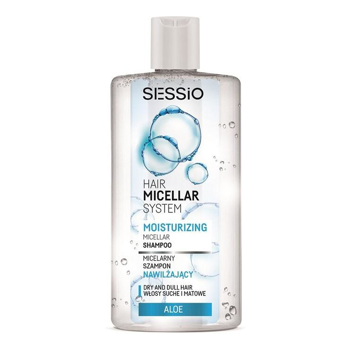 Sessio Hair Micellar System Moisturizing micelarny szampon nawilżający do włosów suchych i matowych Aloe 300g