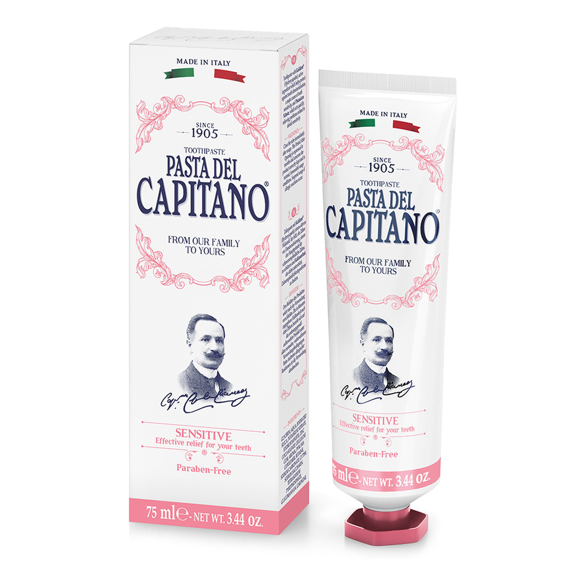 Pasta del Capitano Sensitive pasta do wrażliwych zębów 75ml
