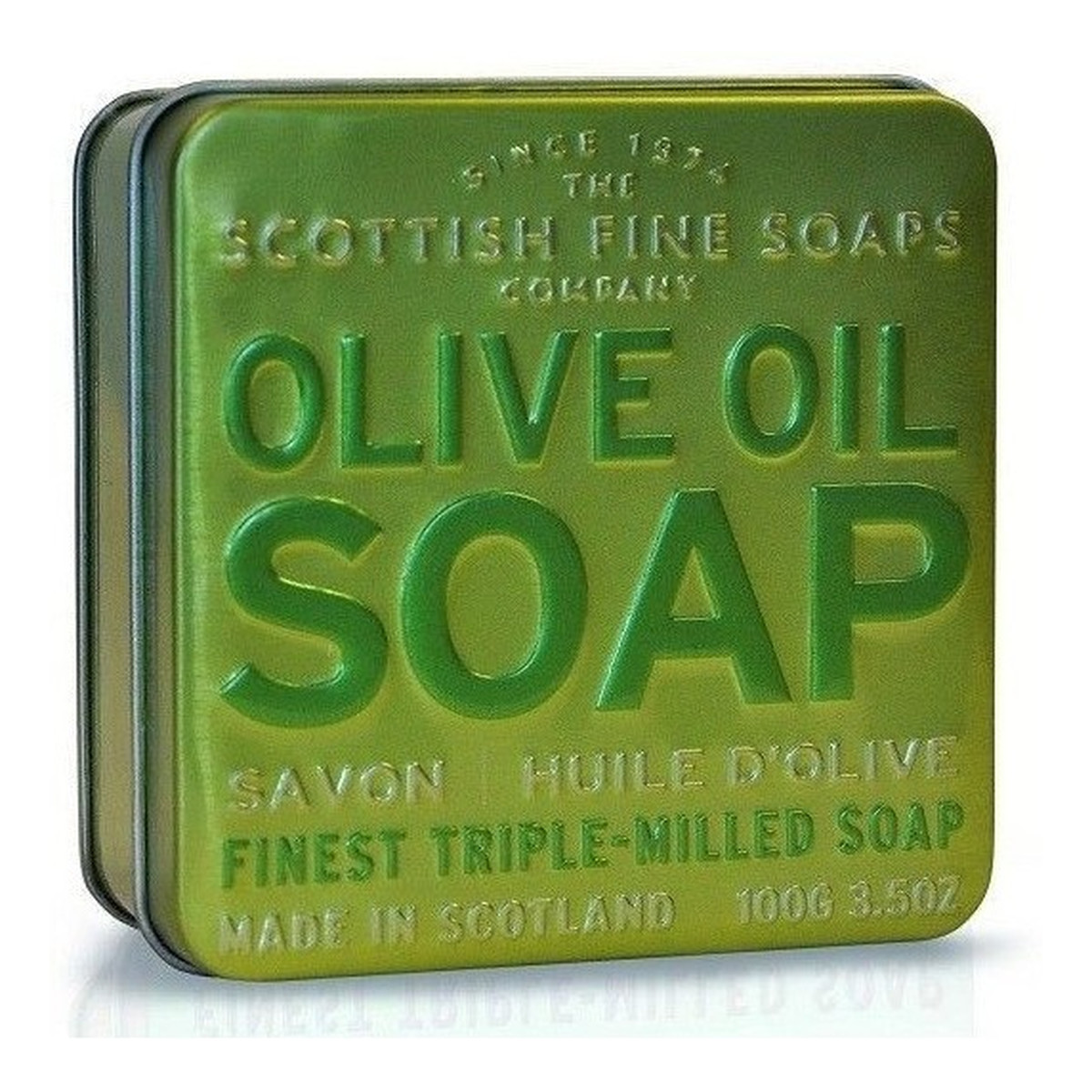 The Scottish Fine Soaps Olive Oil Soap In A Tin Mydło w puszce 100g
