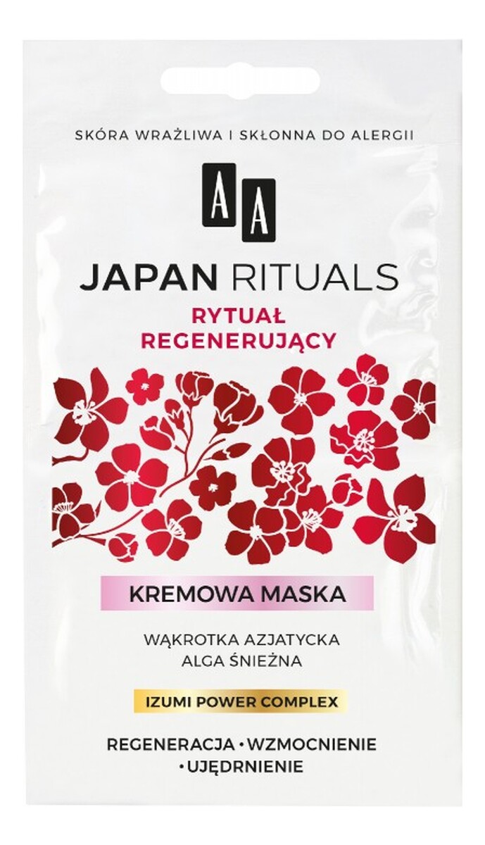 Rytuał Regenerujący kremowa maska do twarzy 2x4ml