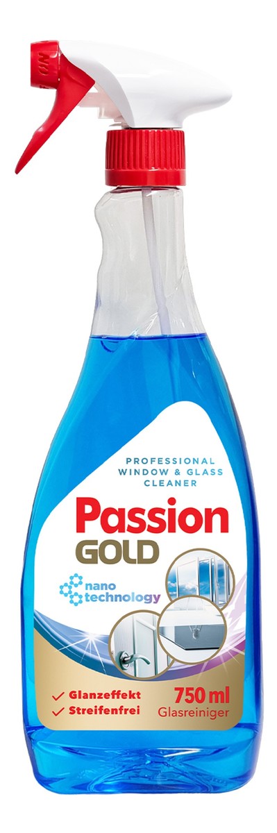 Płyn do mycia szyb z octem spirytusowym - Niebieski