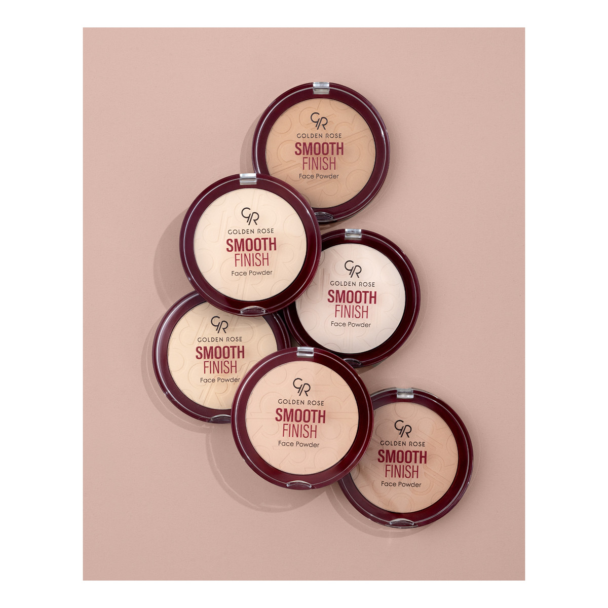 Golden Rose Smooth Finish Face Powder Puder do twarzy 12.5g