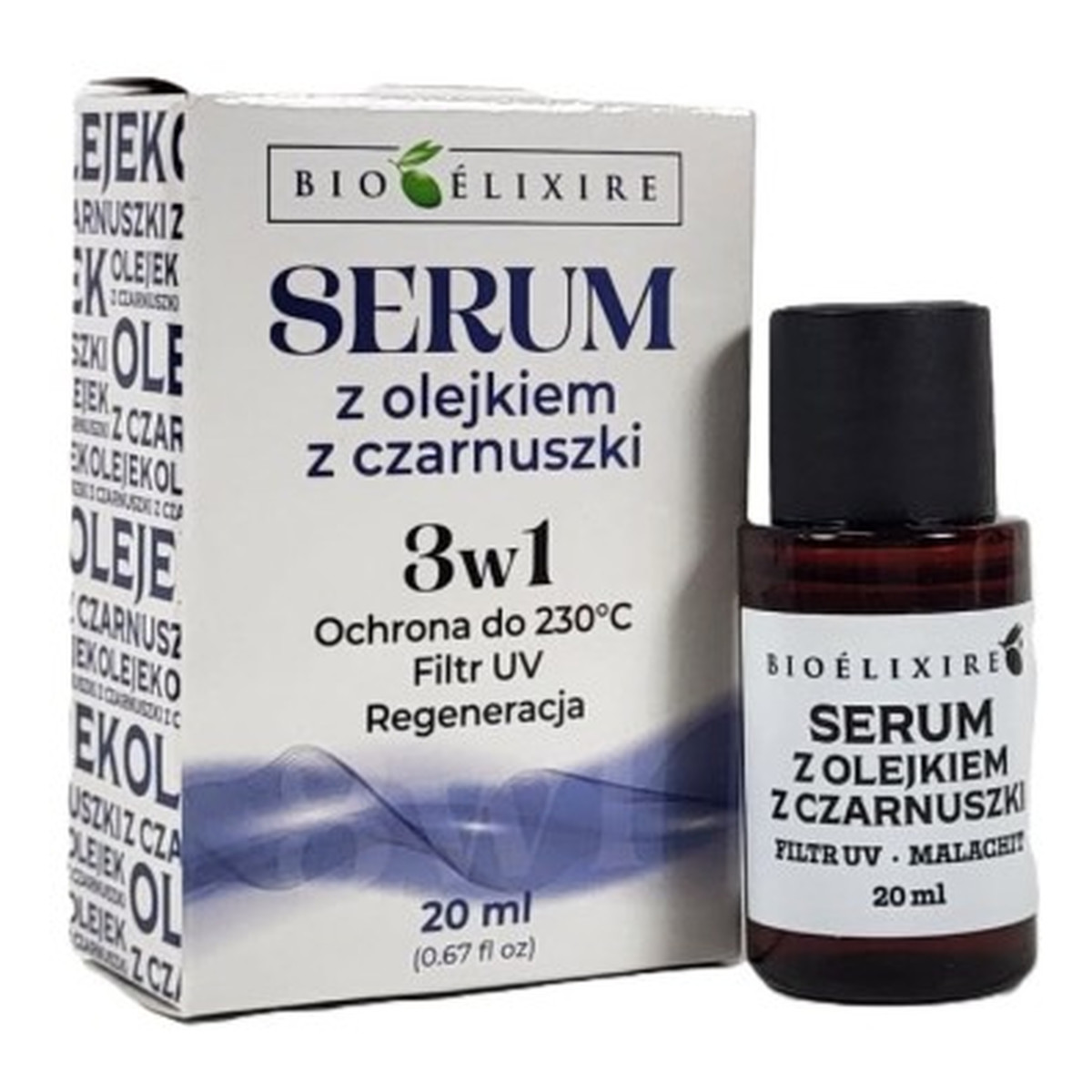 Bioelixire Black Seed Oil Regenerujące serum z olejkiem do włosów z czarnuszki 20ml