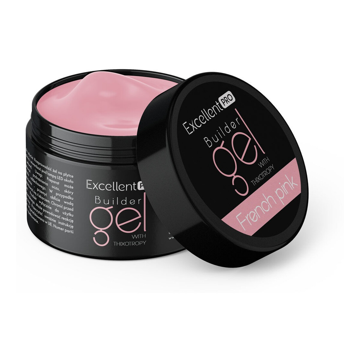 Excellent PRO Builder Gel With Thixotropy Żel budujący french pink 50g