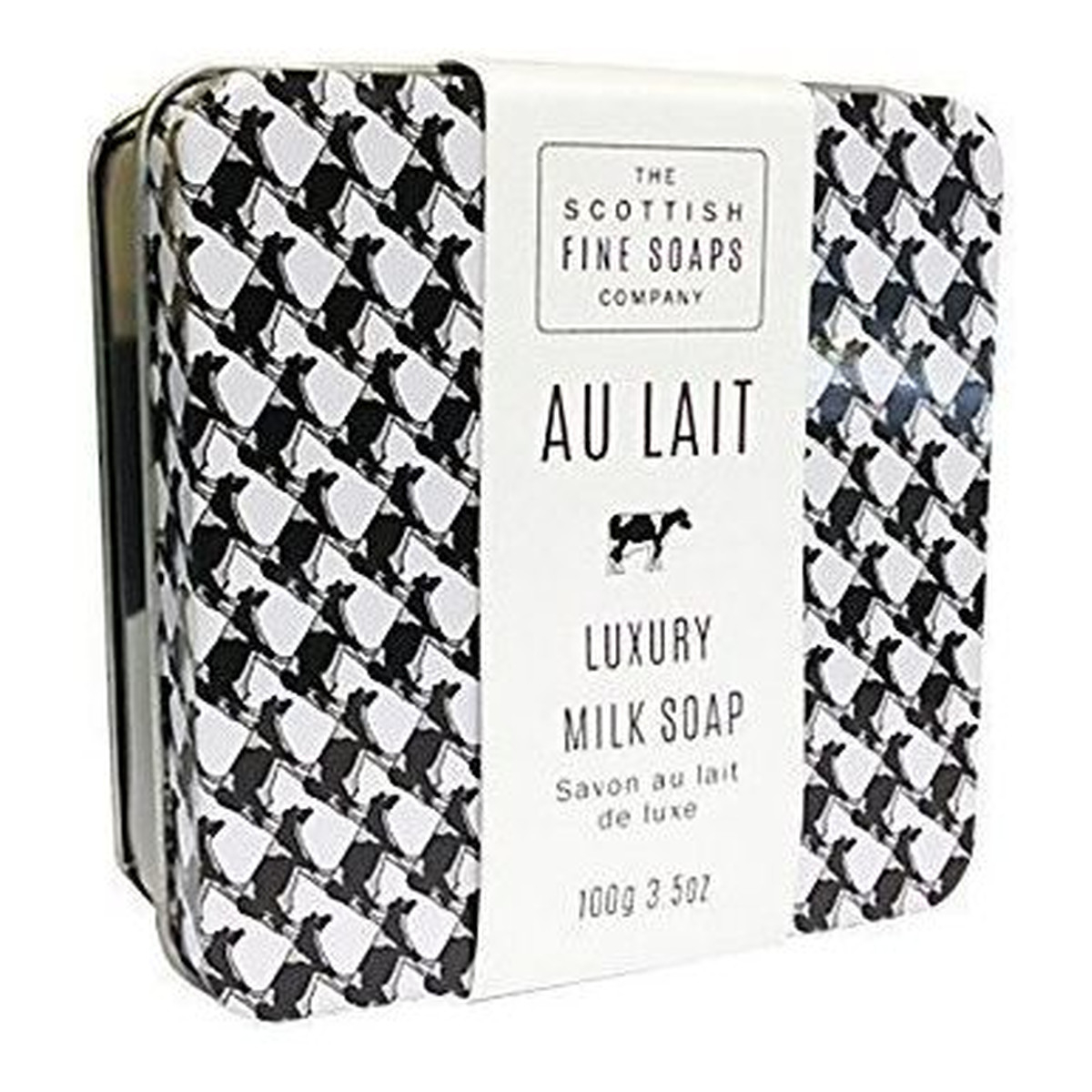 The Scottish Fine Soaps Au lait luksusowe mydło w puszce mleczne 100g