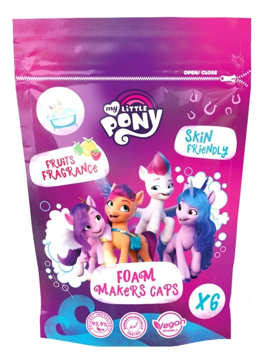 Pianotwory do kąpieli fruits 6x16g