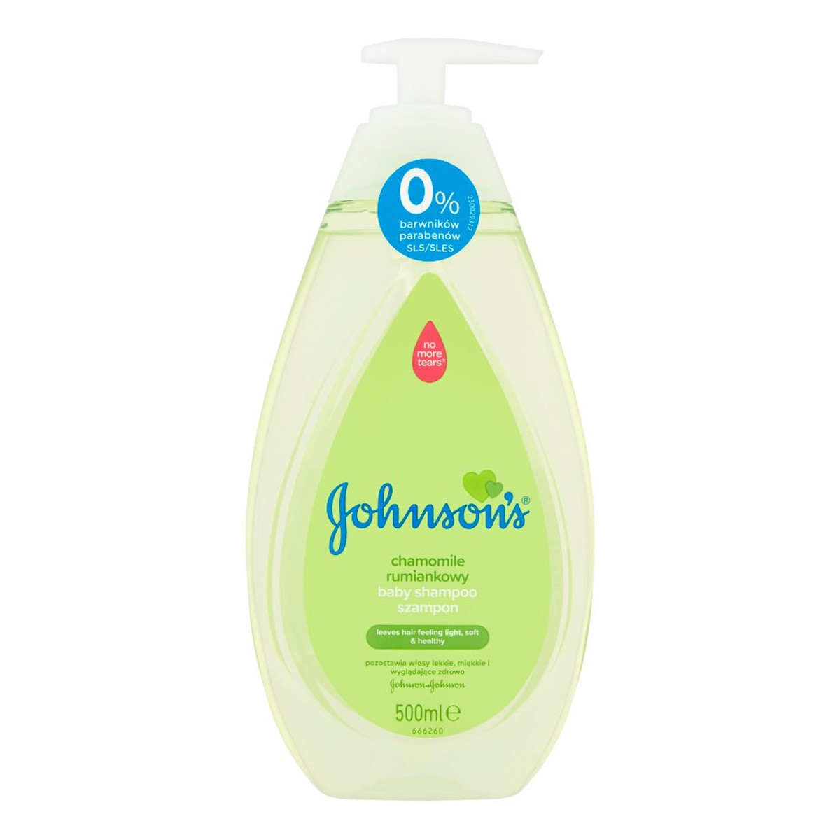 Johnson & Johnson Baby Chamomile Szampon rumiankowy dla dzieci 500ml