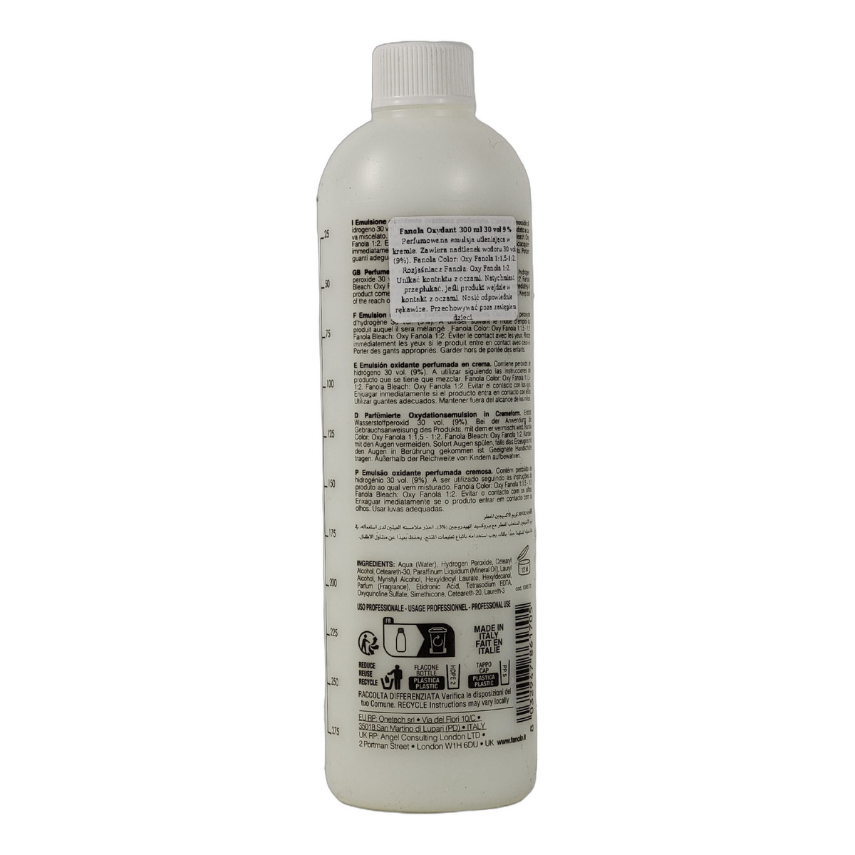Fanola Oxydant utleniacz do wlosów 30 vol 9 % 300ml