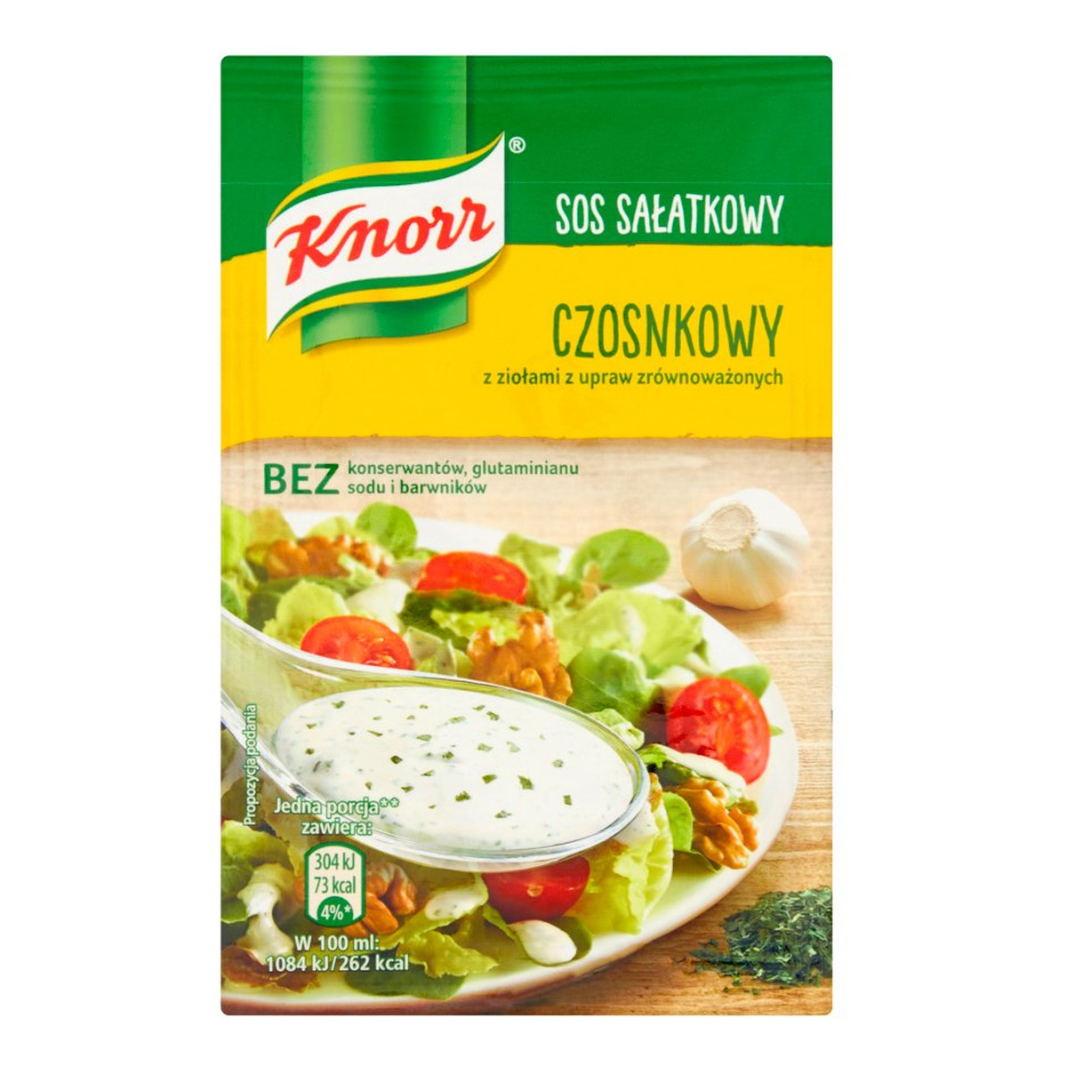 Knorr Sos sałatkowy czosnkowy 8g