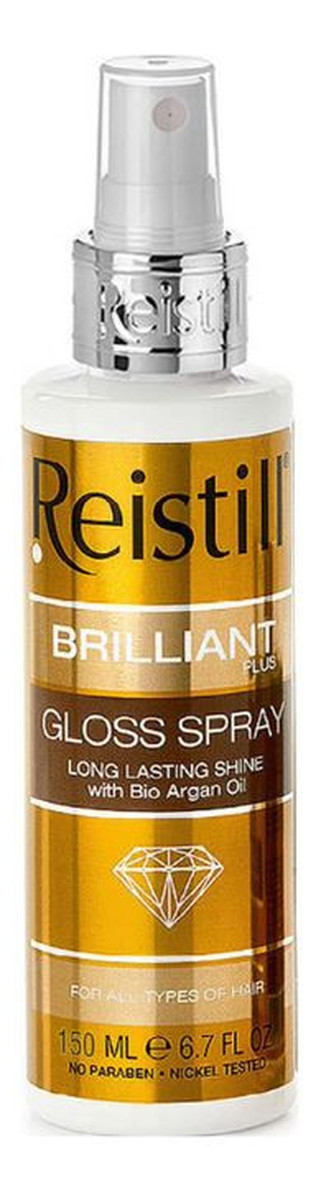 Spray do włosów lśniący efekt z UV filtrem