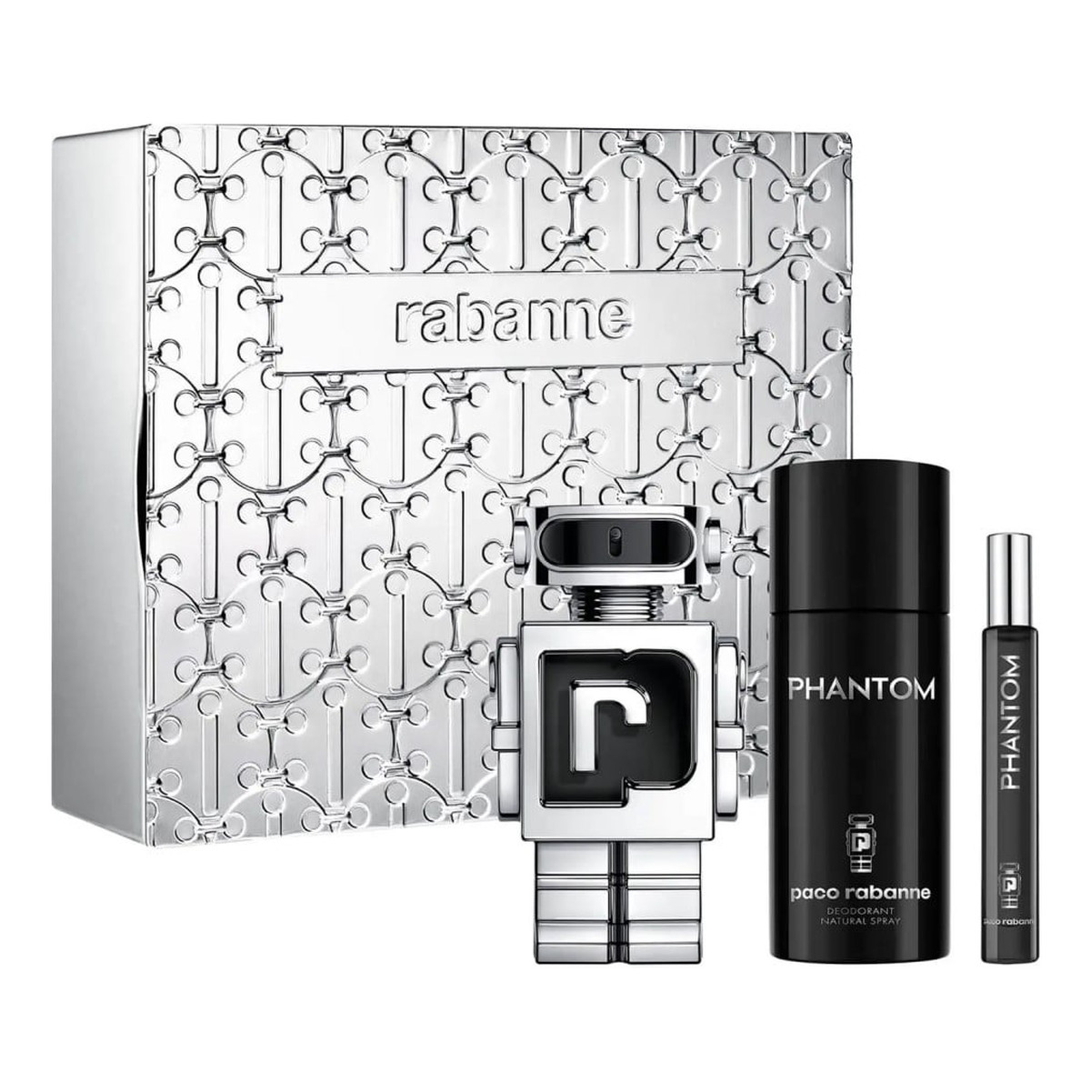 Paco Rabanne Phantom Zestaw woda toaletowa spray 100ml + dezodorant spray 150ml + woda toaletowa 10ml