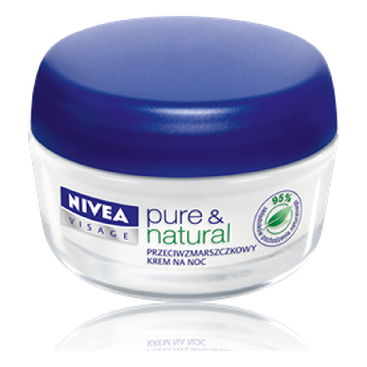 Nivea Visage Krem Przeciwzmarszczkowy Na Noc Pure & Natural 50ml