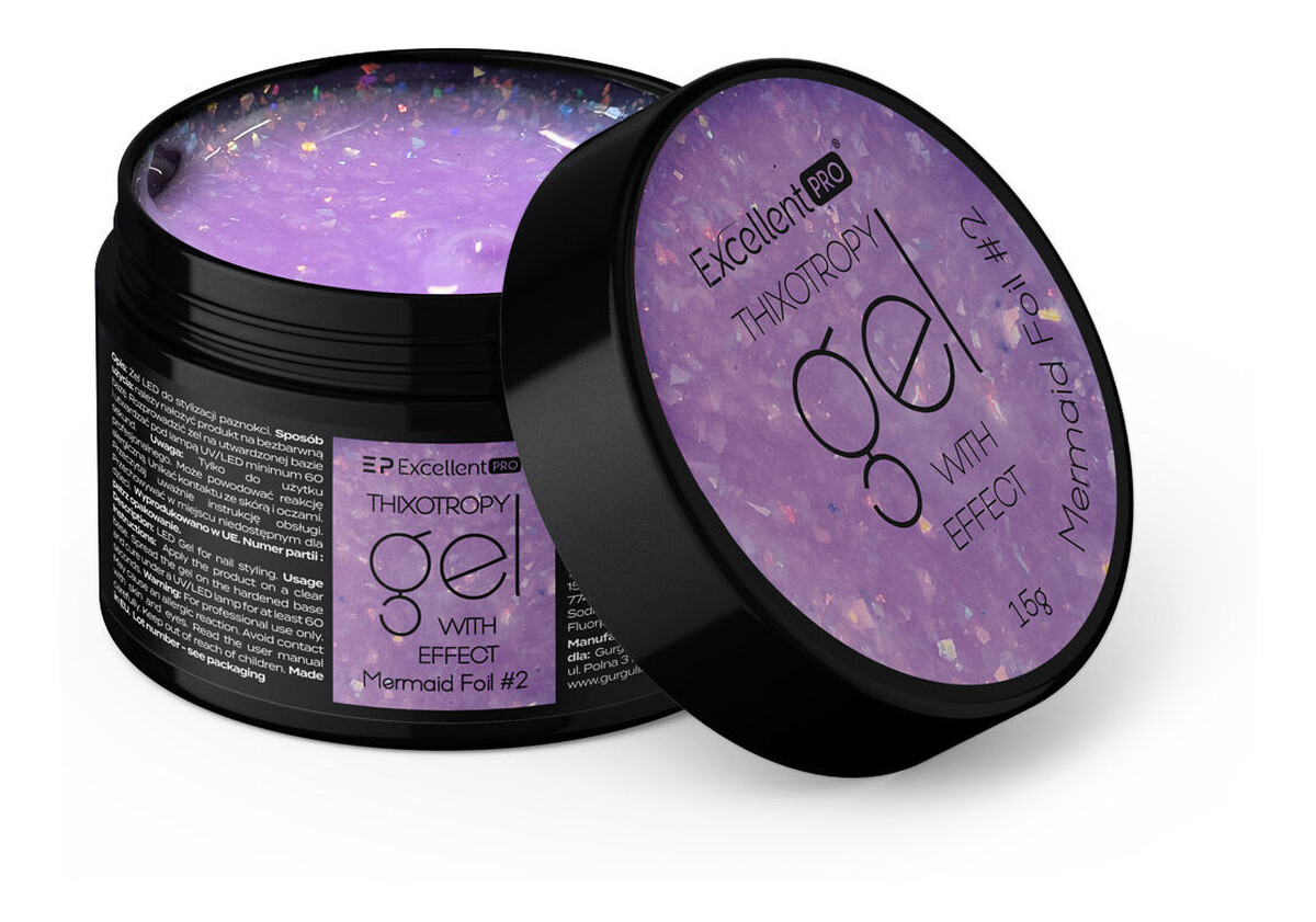Żel budujący mermaid foil #2