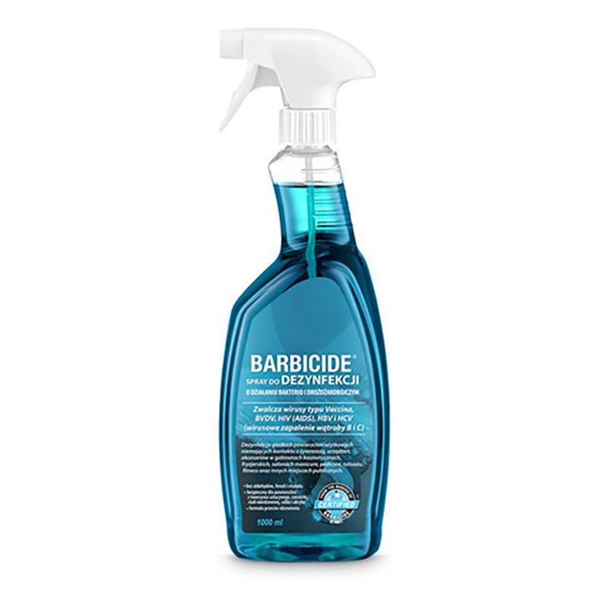 Barbicide Spray do dezynfekcji wszystkich powierzchni bez zapachu 1000ml