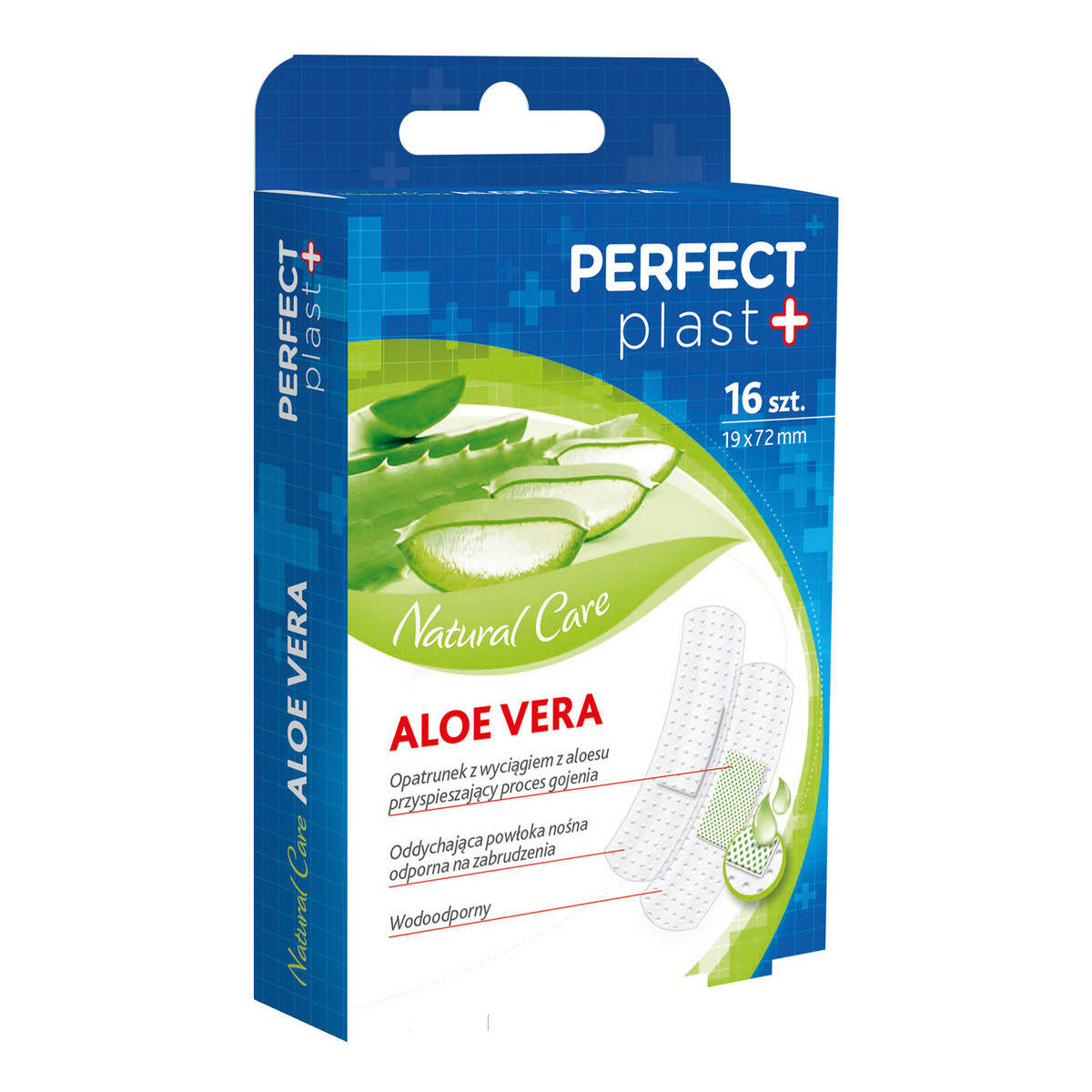 Perfect Plast Natural Care plastry opatrunkowe Aloe Vera 16szt