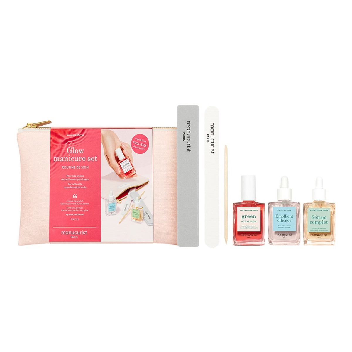 Manucurist Glow Manicure Zestaw do pielęgnacji paznokci