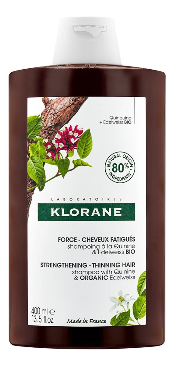 Strength shampoo szampon do włosów z chininą i szarotką