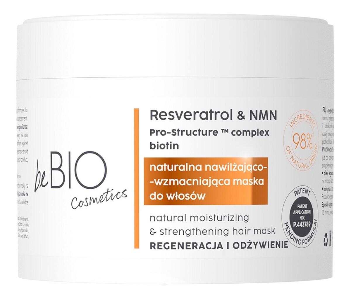 Longevity naturalna maska do włosów regeneracja i odżywienie