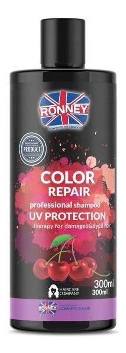 Color Repair Professional Shampoo UV Protection Therapy For Damaged & Dyed Hair szampon zabezpieczający kolor włosów farbowanych z ekstraktem z japońskiej wiśni
