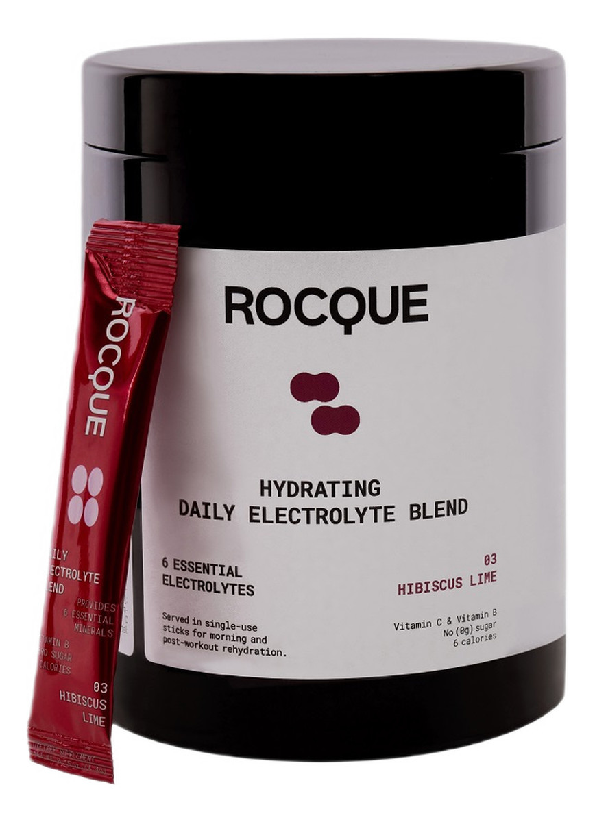 Hydrating daily electrolyte blend nawadniająca mieszanka elektrolitów hibiskus i limonka 28x4g