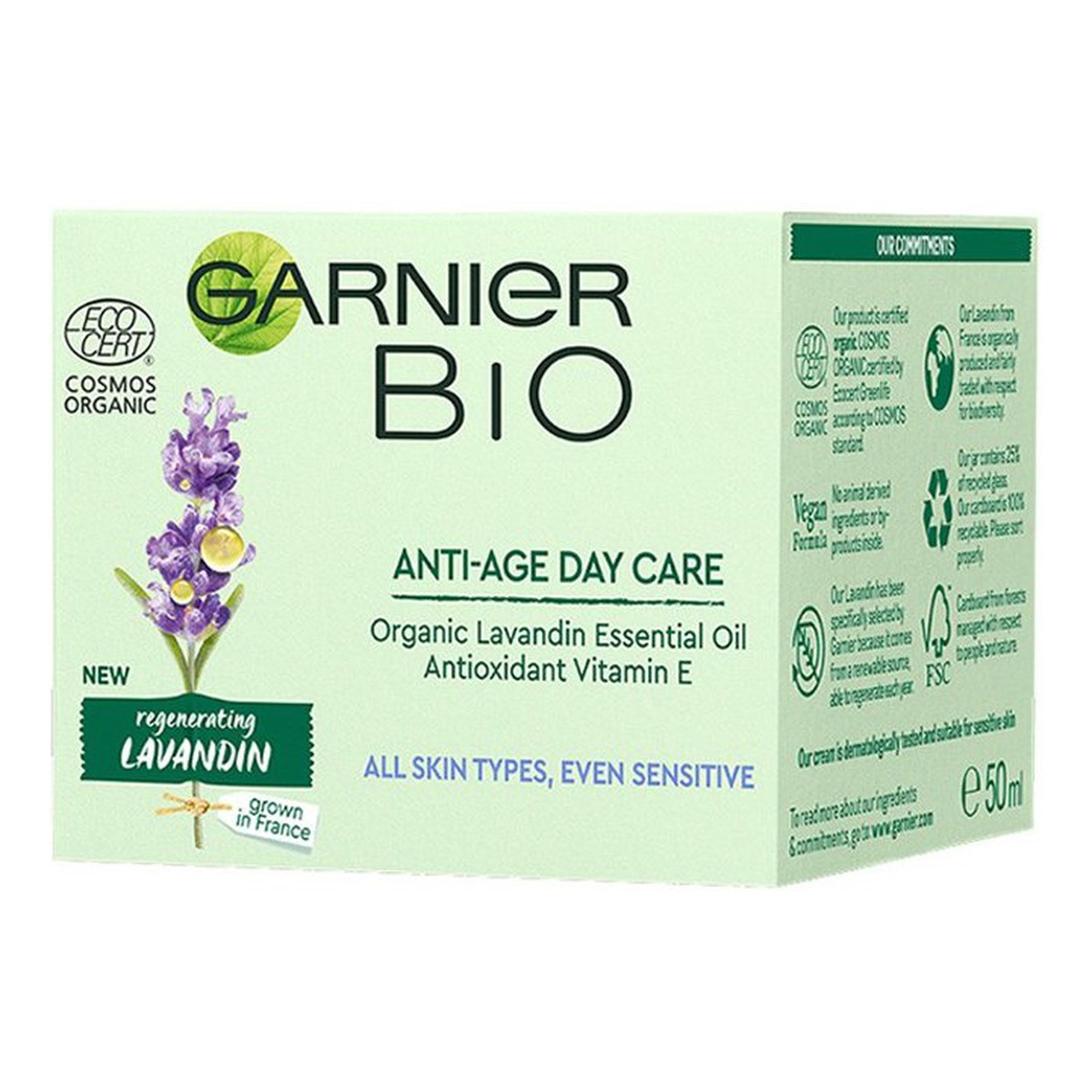 Garnier Bio Regenerating Lavandin Anti-Age Day Care przeciwzmarszczkowy krem na dzień 50ml