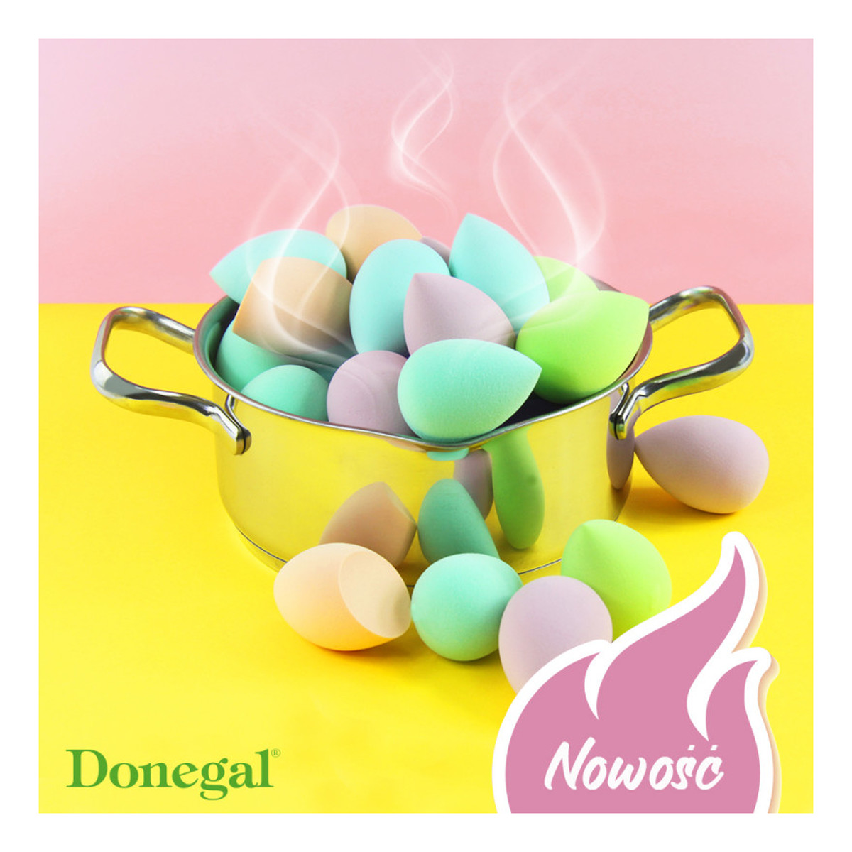 Donegal Gąbki Do Makijażu Blending Sponge Kolor 8szt.