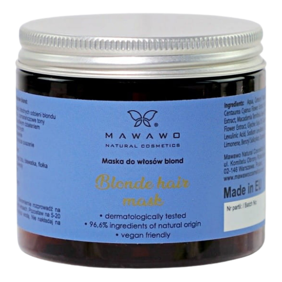 Mawawo Blonde Hair Maska do włosów blond 200ml