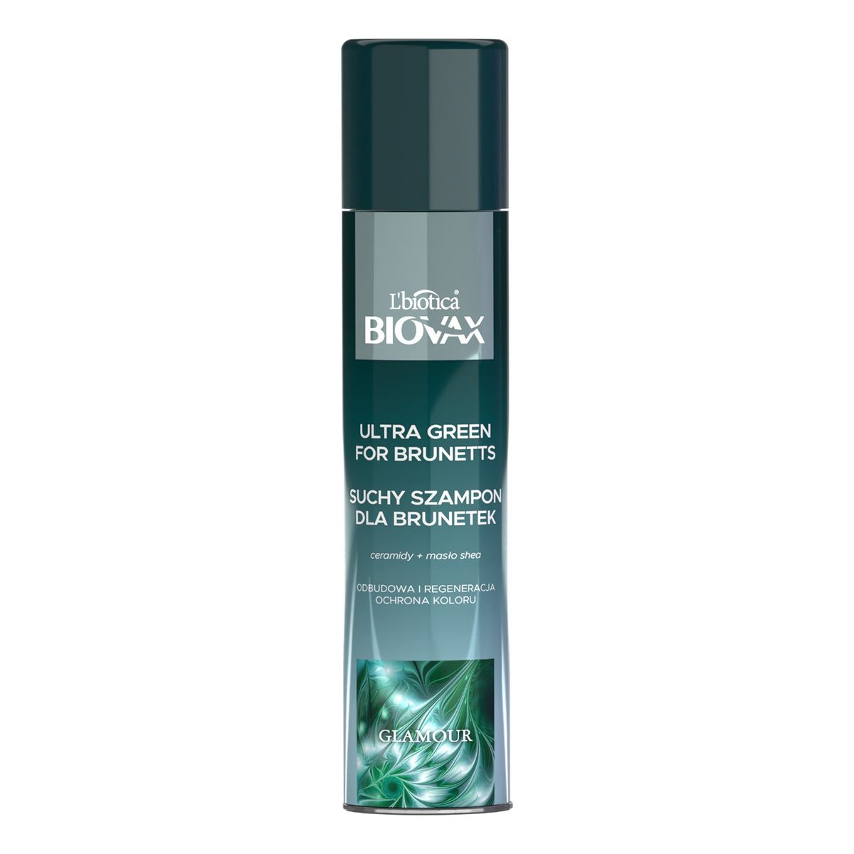 L'biotica / Biovax Glamour Suchy Szampon do włosów dla brunetek - Ultra Green 200ml