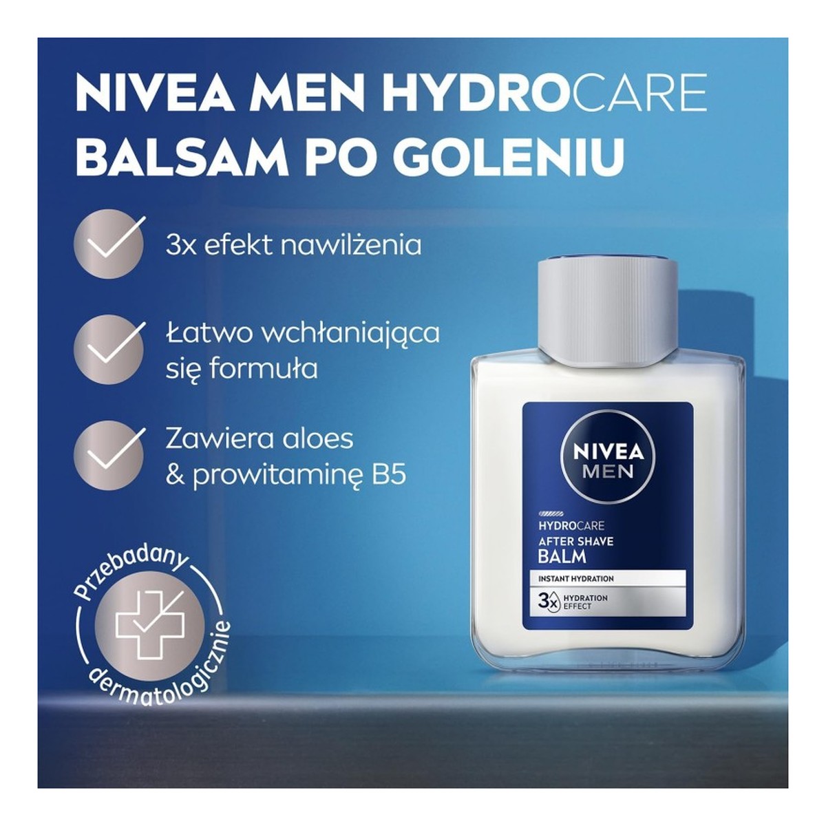 Nivea Men HydroCare Balsam Nawilżający po Goleniu z Aloesem 100ml