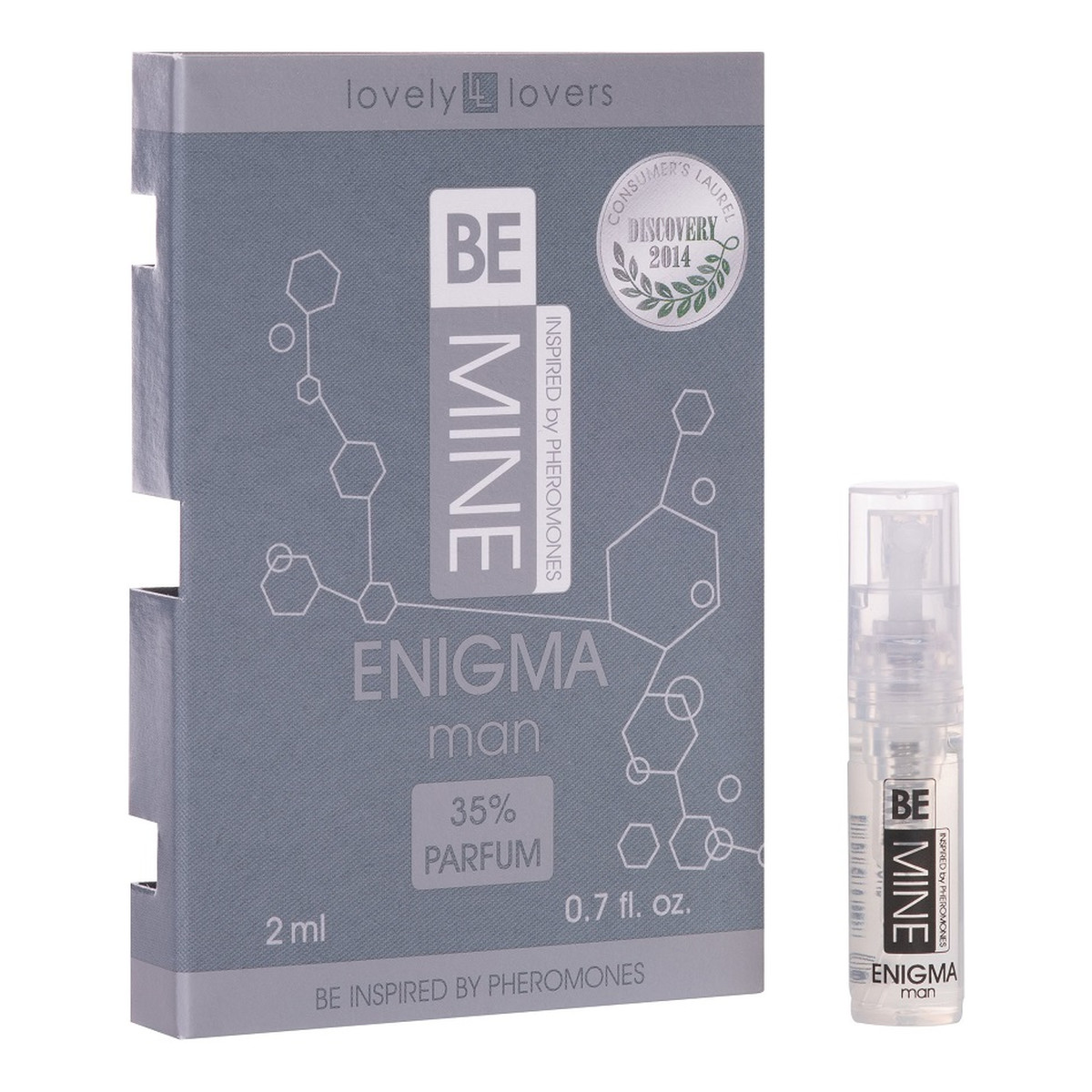 Lovely Lovers BeMine Enigma Man Perfumy z feromonami zapachowymi spray 2ml
