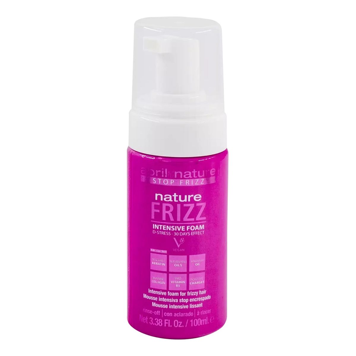 Abril Et Nature Nature frizz intensive foam pianka do włosów puszących się 100ml