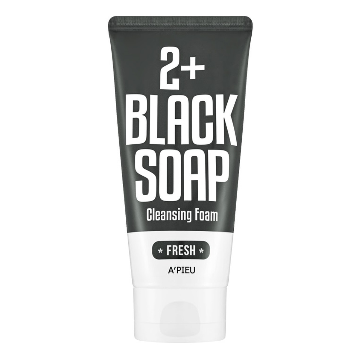 A'Pieu Black Soap 2+ Fresh oczyszczająca pianka do mycia twarzy 130ml