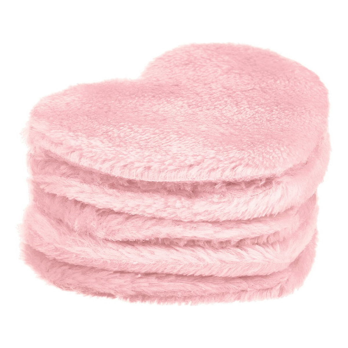 Glov Heart pads wielorazowe płatki kosmetyczne pink 5szt.