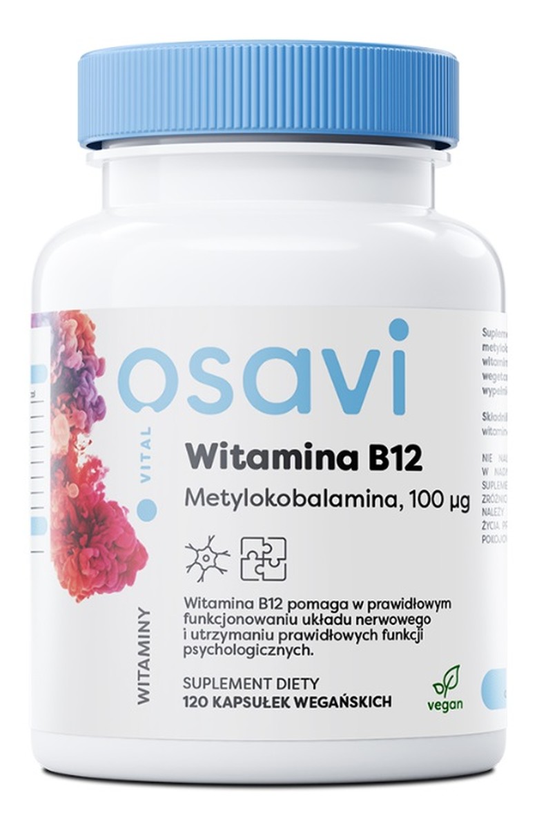 Osavi_vital witamina b12 suplement diety 120kaps.