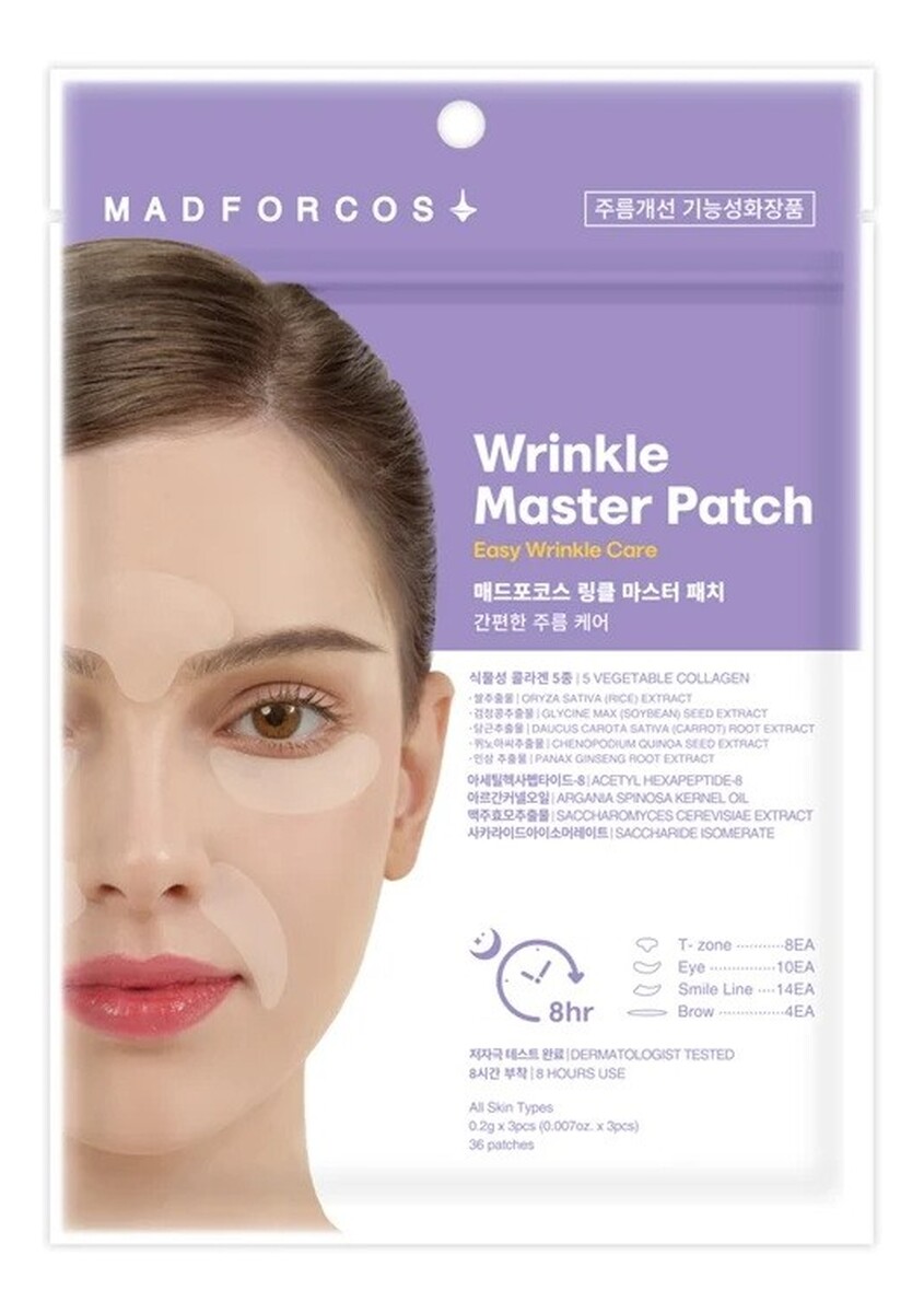 Wrinkle master patch plasterki na zmarszczki 36szt