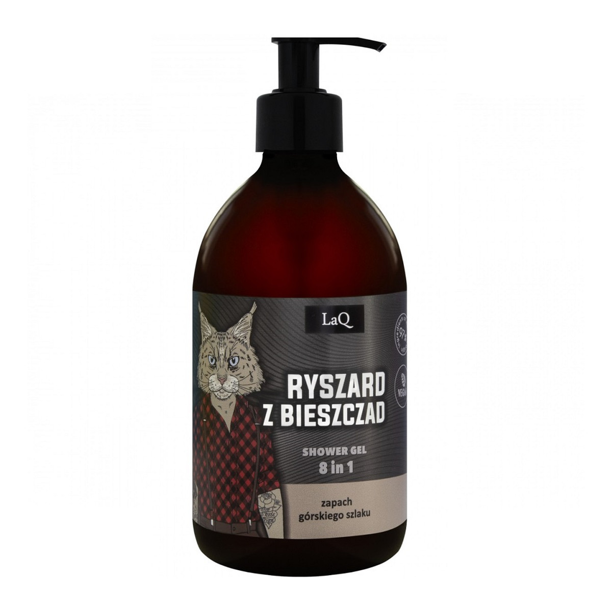 Laq Żel pod prysznic 8w1 ryszard z bieszczad exlusive 500ml