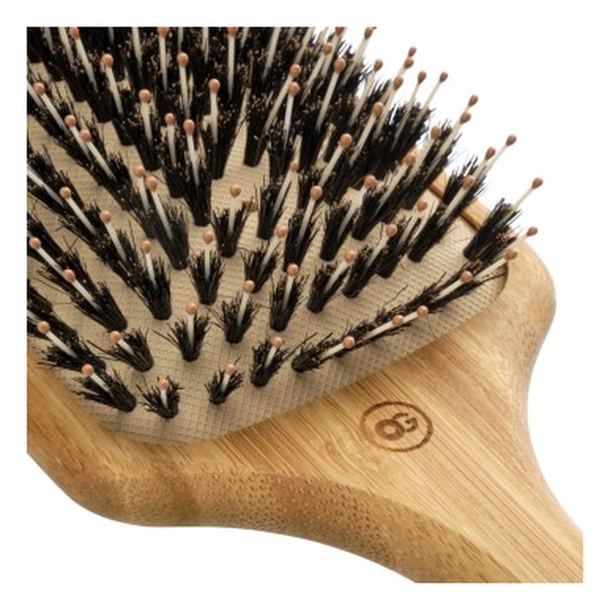 Olivia Garden Bamboo Touch Detangle Combo Szczotka z włosiem z dzika do rozczesywania włosów L