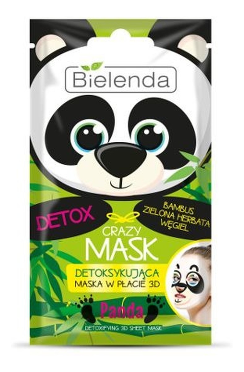 Maska detoksykująca w płacie 3D Panda