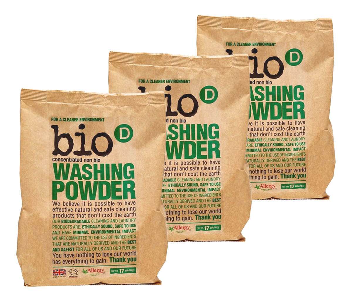 Skoncentrowany hipoalergiczny niebiologiczny proszek do prania 3x1kg