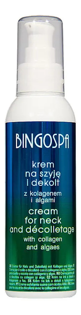 Krem na szyję i dekolt z kolagenem algami