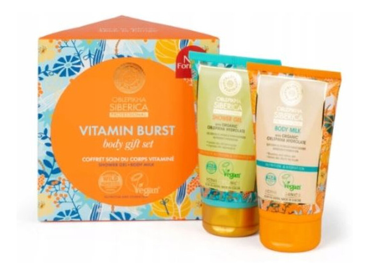 Zestaw kosmetyków do pielęgnacji ciała Żel pod prysznic Vitamin Burst + Mleczko do ciała