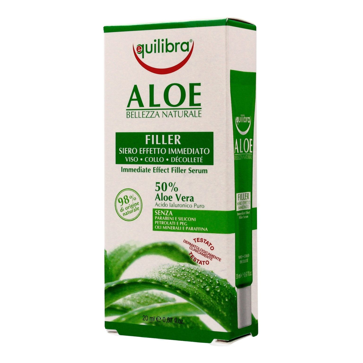 Equilibra Aloe aloesowe serum wypełniające z efektem natychmiastowym 20ml