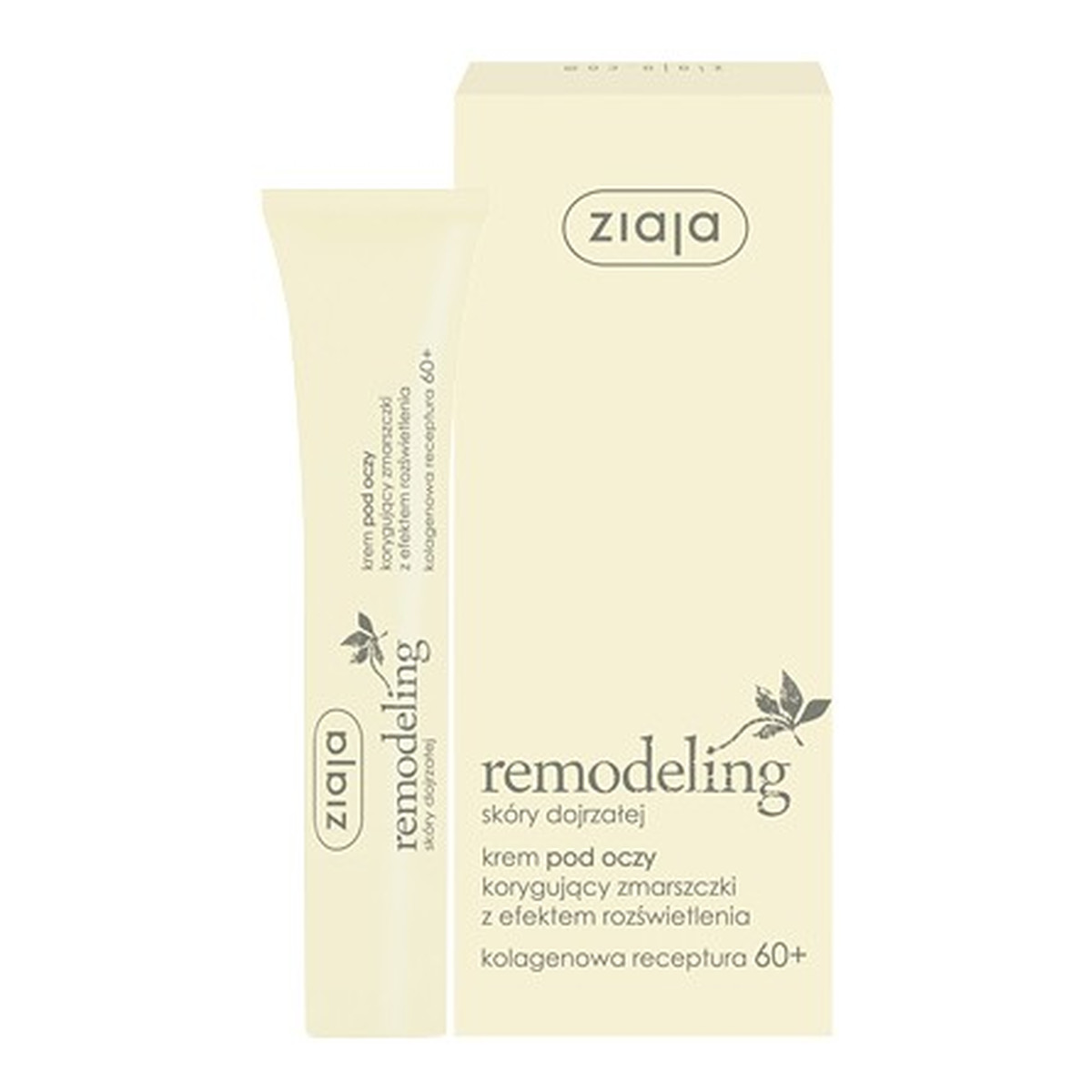 Ziaja Remodeling Krem Pod Oczy Korygujący Zmarszczki 60+ 15ml