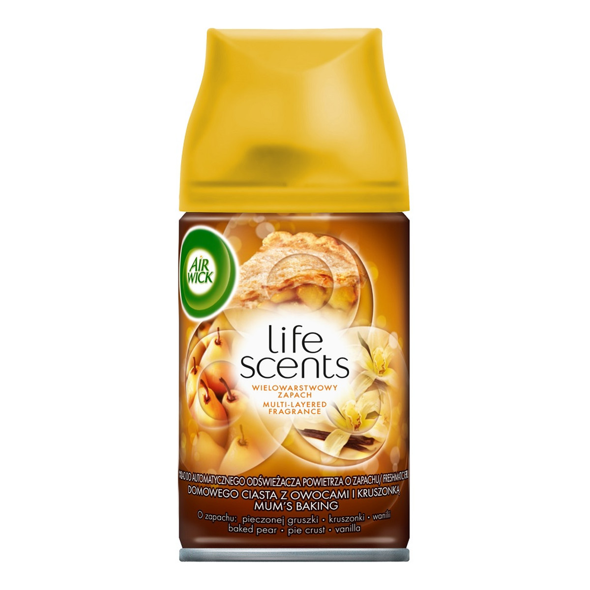 Air Wick Life Scents Wkład do automatycznego odświeżacza powietrza Domowe Ciasto z Owocami i Kruszonką 250ml