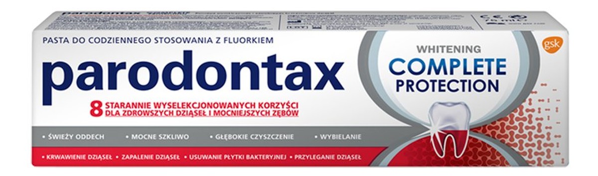 Complete protection whitening pasta do zębów