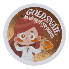 Gold snail hydrogel eye patch hydrożelowe płatki pod oczy ze złotem i filtratem ze śluzu ślimaka 60szt.