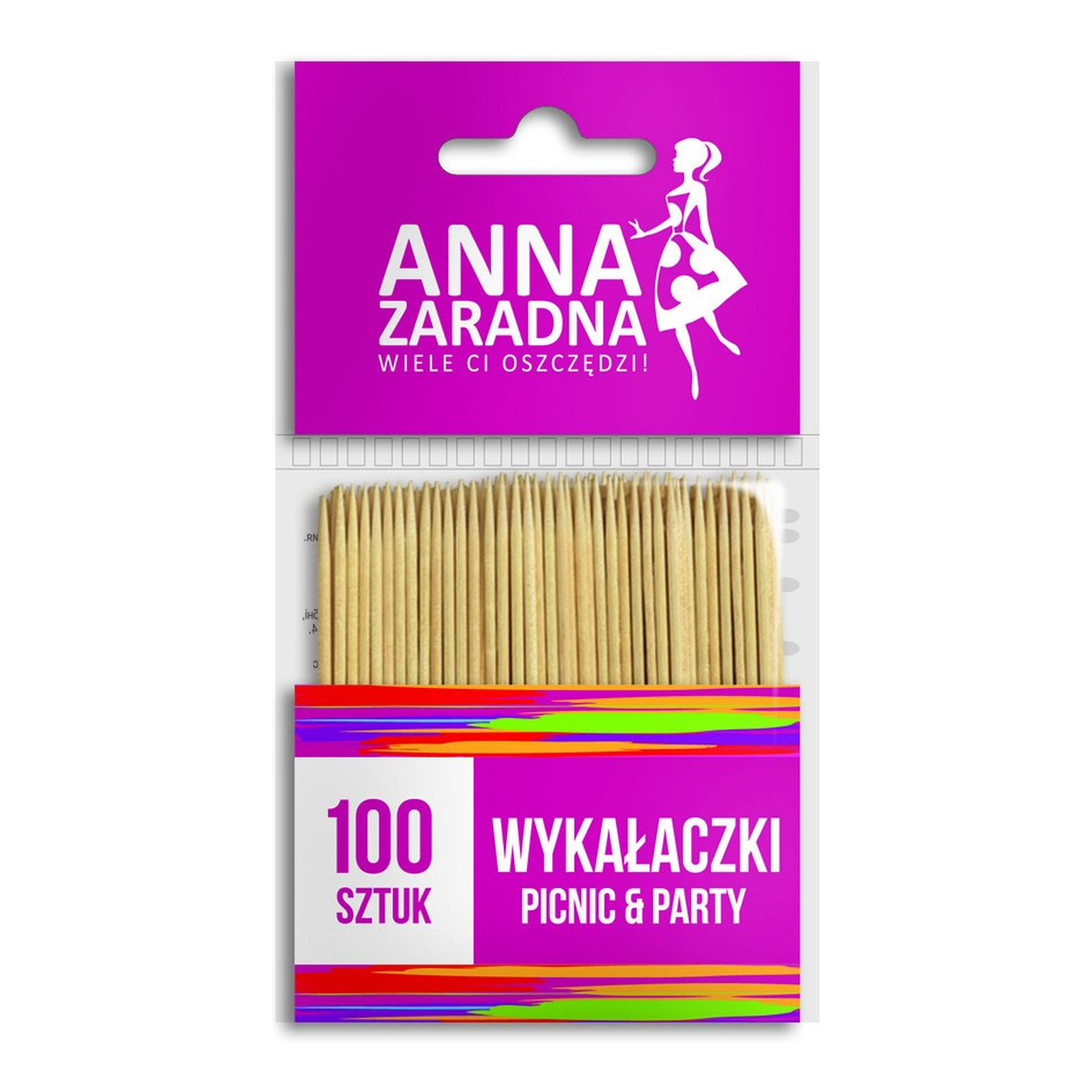 Anna Zaradna Wykałaczki -100szt.